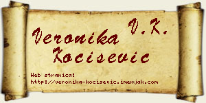 Veronika Kočišević vizit kartica
